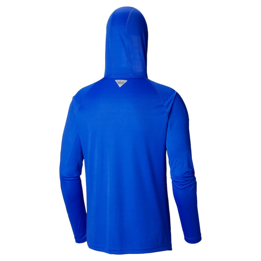 Philadelphia Phillies Omni-Wick Terminal Tackle Raglan Long Sleeve Hoodie T-Shirt - Royal | Columbia