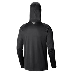 Los Angeles Dodgers Omni-Wick Terminal Tackle Raglan Long Sleeve Hoodie T-Shirt - Black | Columbia
