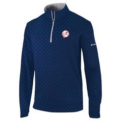 New York Yankees Wickham Hills Omni-Wick Quarter-Zip Jacket - Navy | Columbia