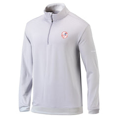 New York Yankees Omni-Wick Even Lie Quarter-Zip Pullover Top - Gray | Columbia