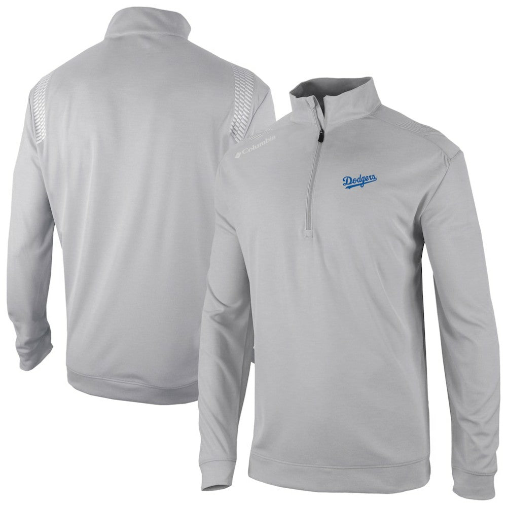 Los Angeles Dodgers Oakland Downs Omni-Wick Quarter-Zip Top - Gray | Columbia