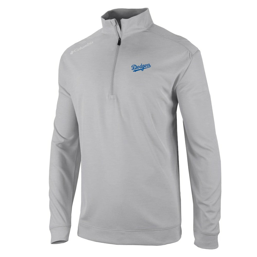 Los Angeles Dodgers Oakland Downs Omni-Wick Quarter-Zip Top - Gray | Columbia
