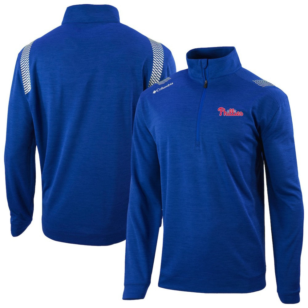 Philadelphia Phillies Oakland Downs Omni-Wick Quarter-Zip Top - Royal | Columbia