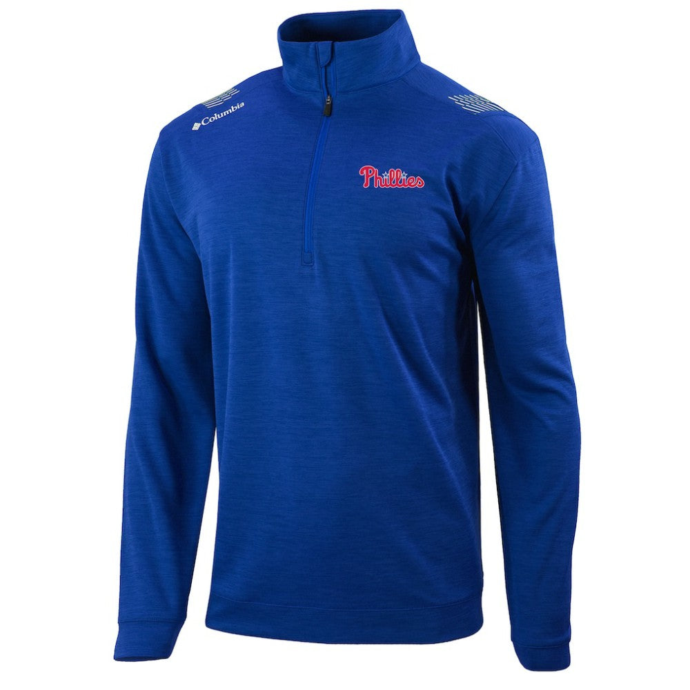 Philadelphia Phillies Oakland Downs Omni-Wick Quarter-Zip Top - Royal | Columbia