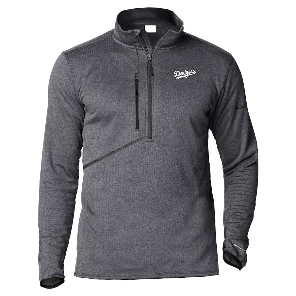 Los Angeles Dodgers Park View Omni-Wick Half-Zip Top - Black | Columbia