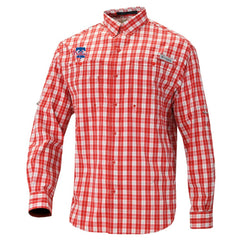 Philadelphia Phillies Super Slack Tide Omni-Wick Button-Up Shirt - Red | Columbia