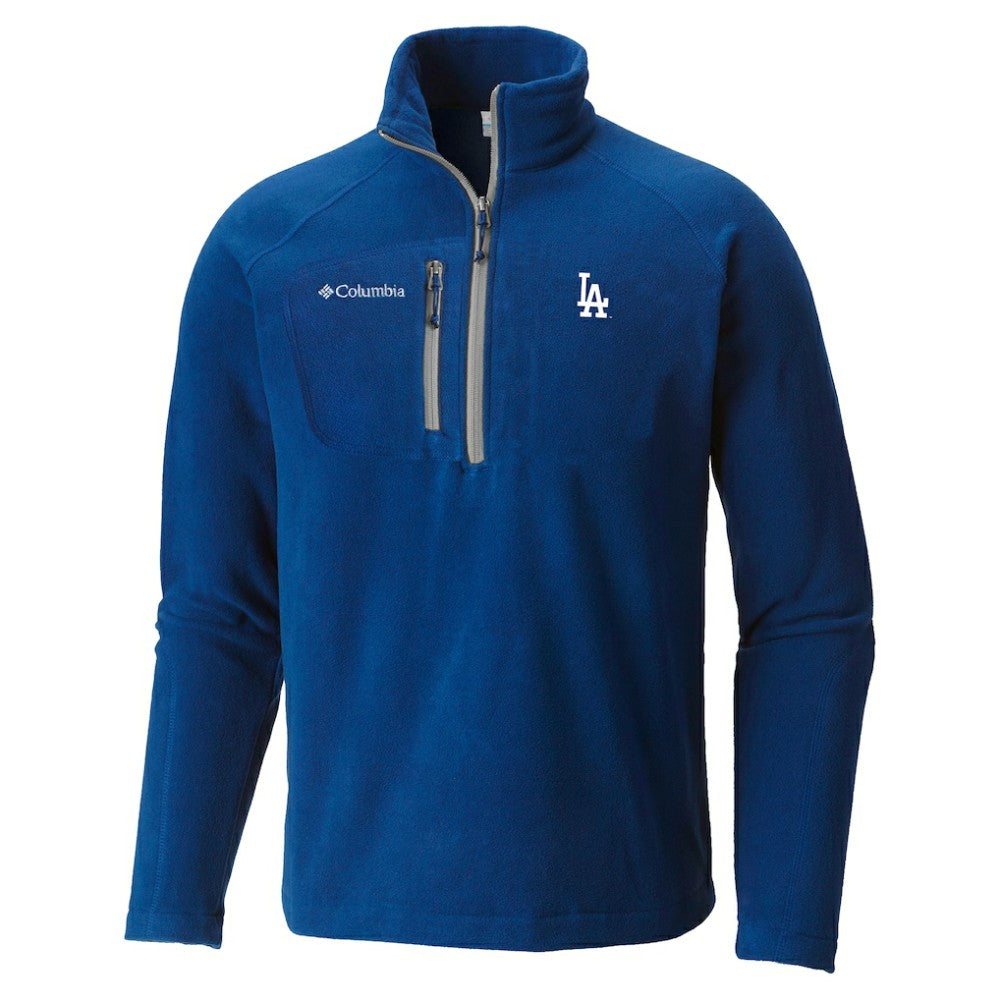 Los Angeles Dodgers Fast Trek III Half-Zip Fleece Pullover - Royal | Columbia