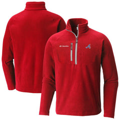 Atlanta Braves Fast Trek III Half-Zip Fleece Pullover - Red | Columbia