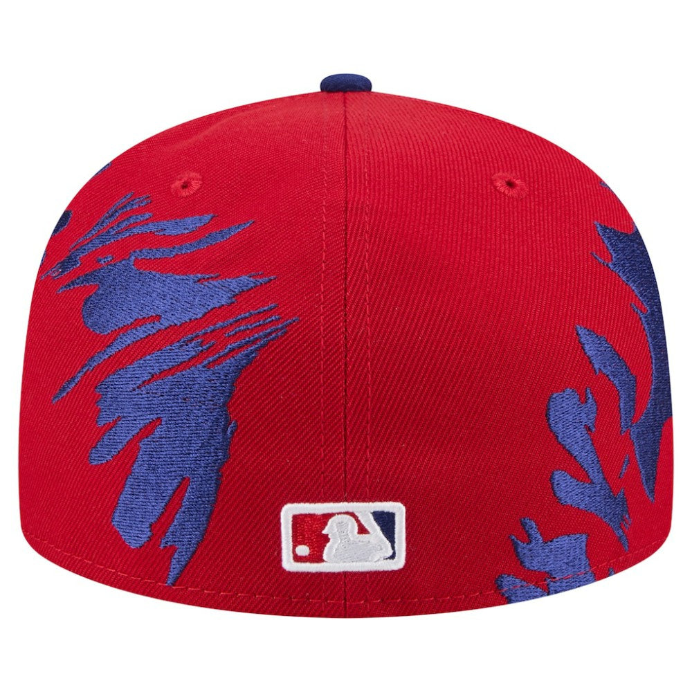 Philadelphia Phillies Retro Pattern 59FIFTY Fitted Hat - Red/Royal | New Era