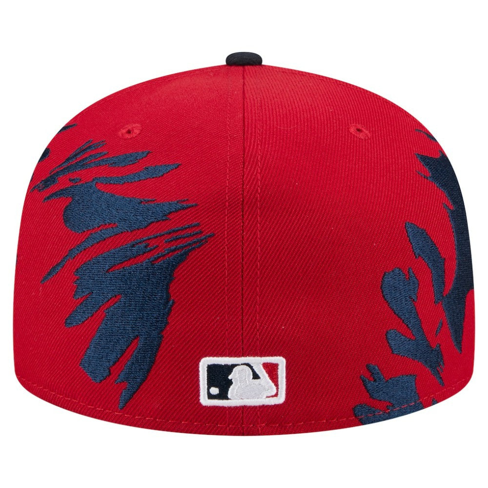 St. Louis Cardinals Retro Pattern 59FIFTY Fitted Hat - Red/Navy | New Era