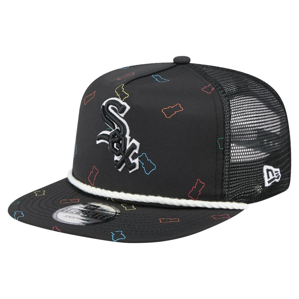 Chicago White Sox Gummy Golfer Trucker Snapback Hat - Black | New Era