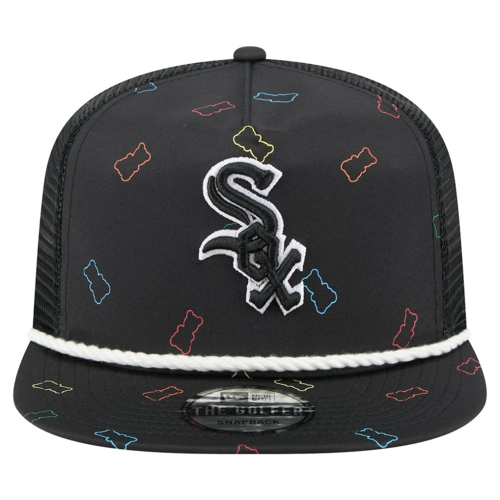 Chicago White Sox Gummy Golfer Trucker Snapback Hat - Black | New Era