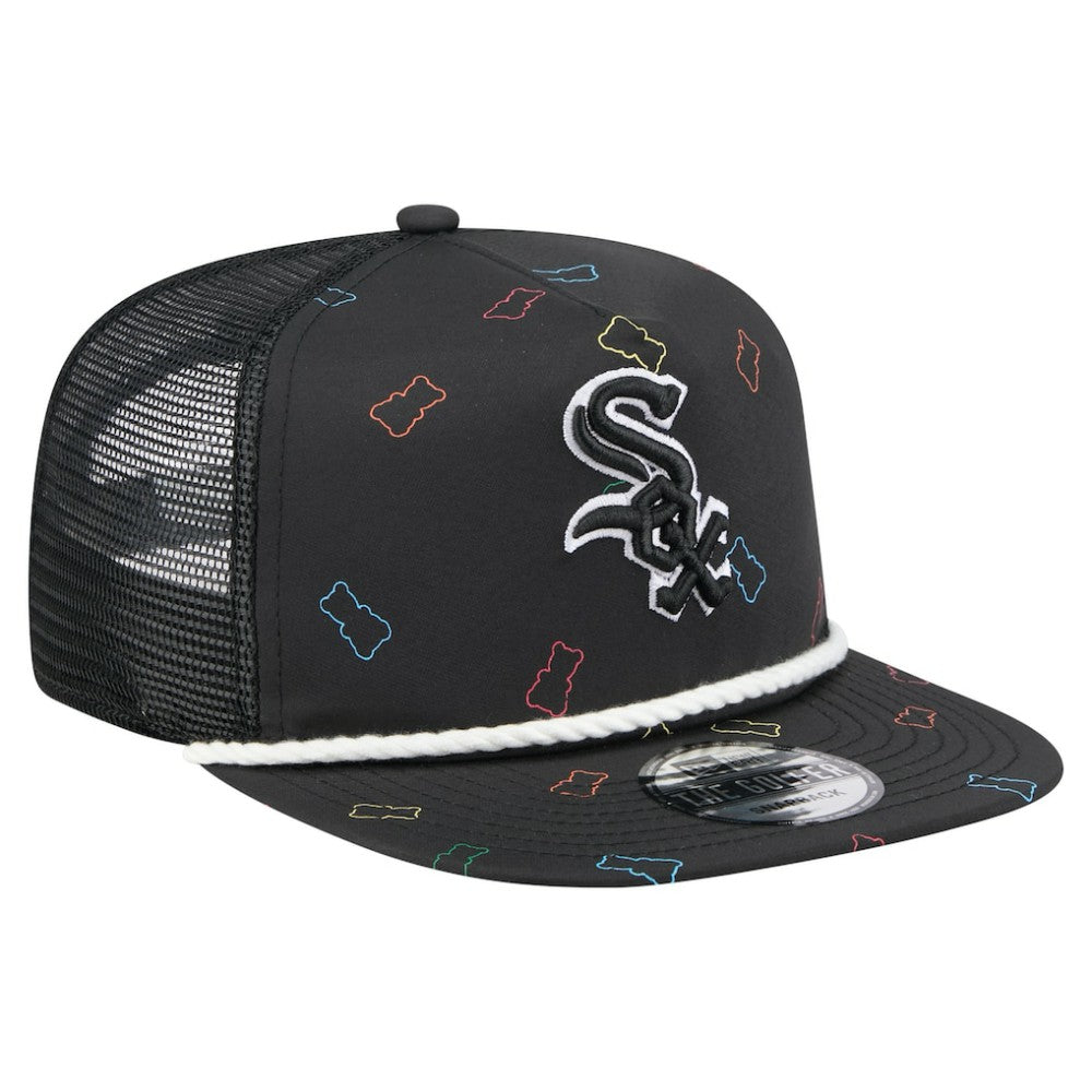 Chicago White Sox Gummy Golfer Trucker Snapback Hat - Black | New Era