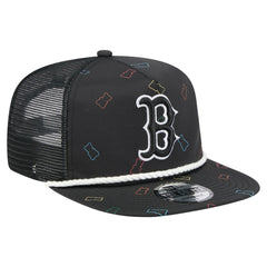 Boston Red Sox Gummy Golfer Trucker Adjustable Hat - Black | New Era