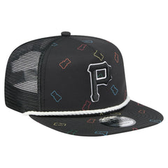 Pittsburgh Pirates Gummy Golfer Trucker Snapback Hat - Black | New Era