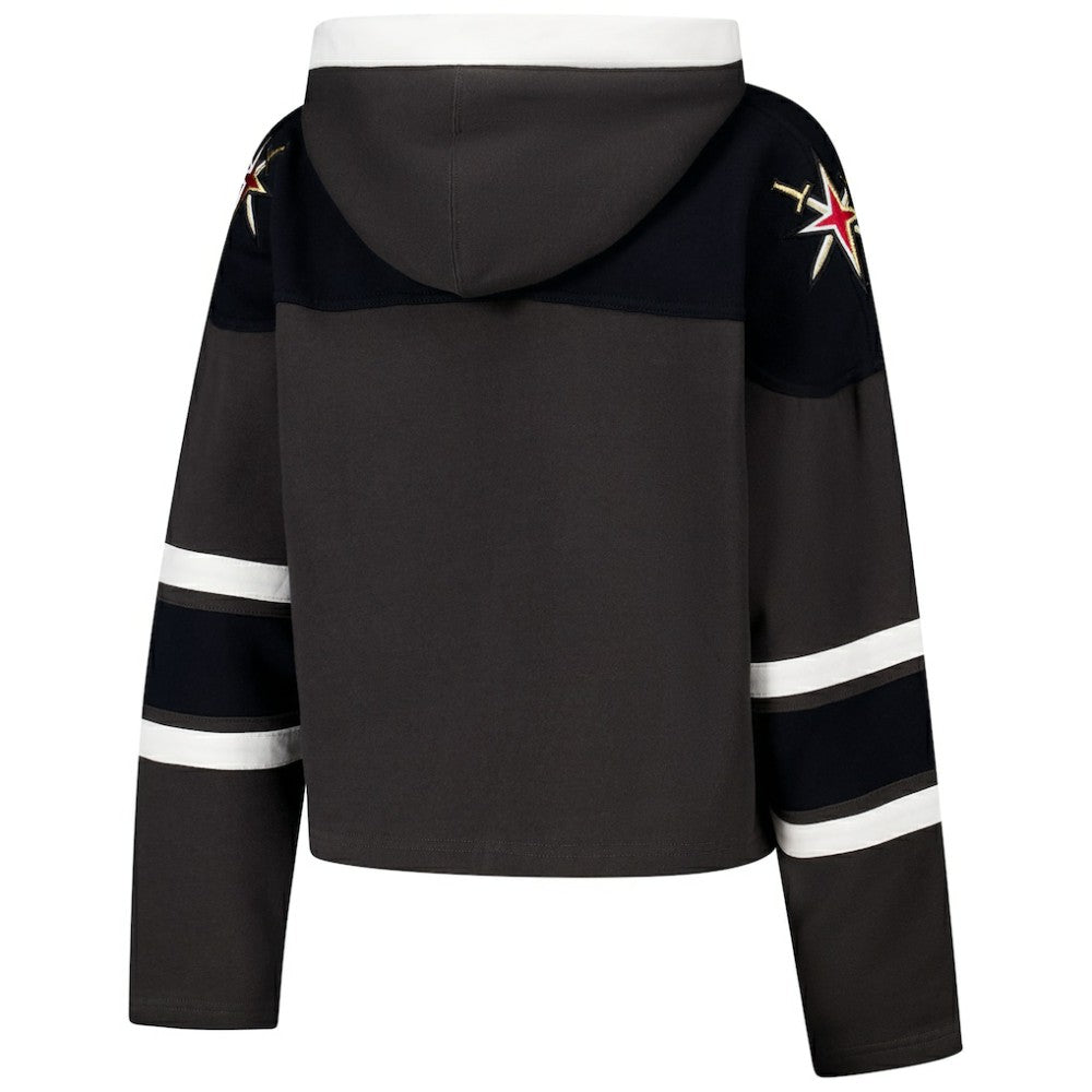 Vegas Golden Knights '47 Women's Cropped Superior Lacer Pullover Hoodie