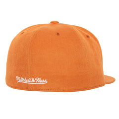 Houston Astros Cooperstown Collection Fitted Hat - Orange | Mitchell & Ness