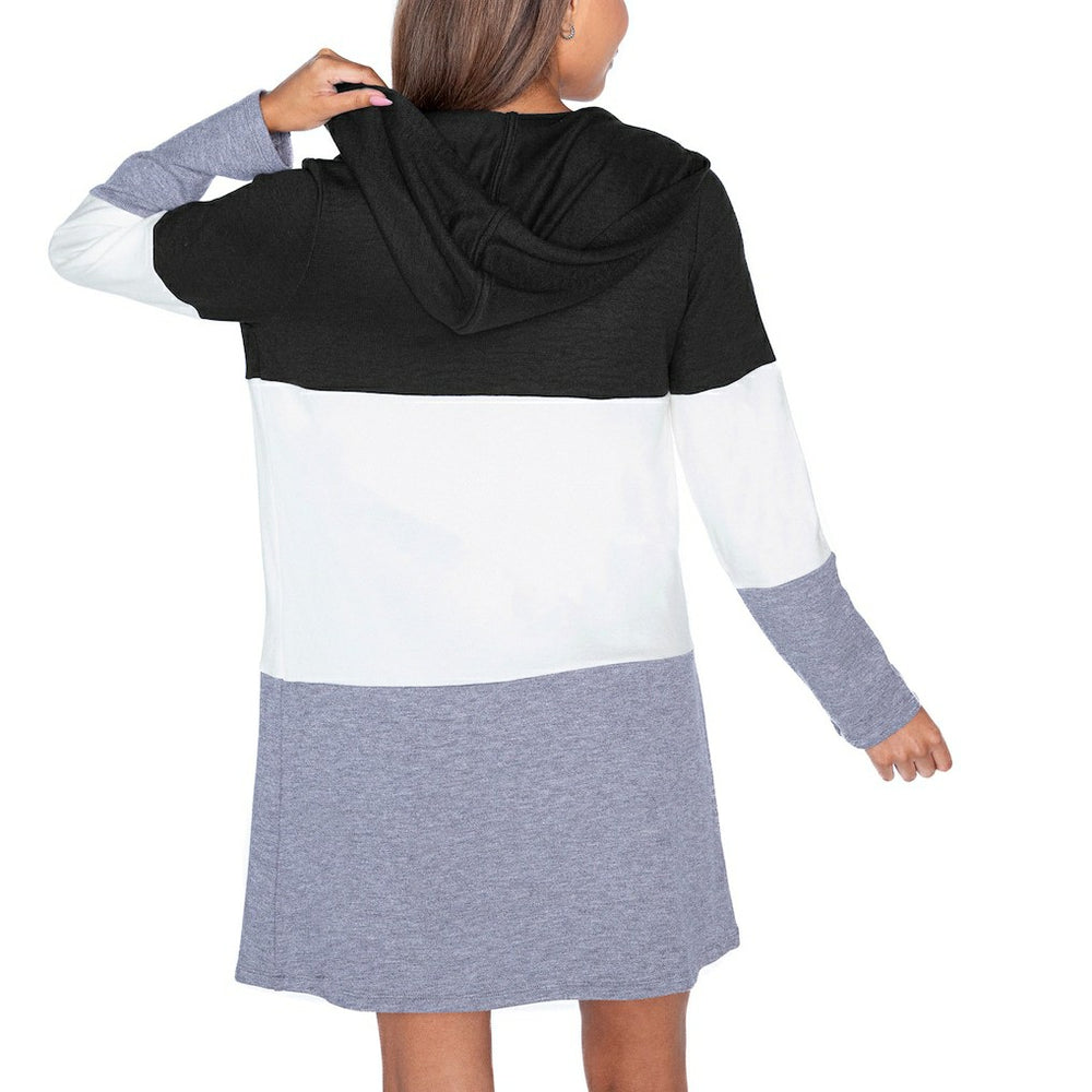 NFL Jacksonville Jaguars Gameday Couture Women's Tri-Blend Color Block Lightweight Cardigan Hoodie