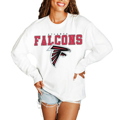 NFL Atlanta Falcons Gameday Couture Women's Big Goals Oversized Long Sleeve T-Shirt
