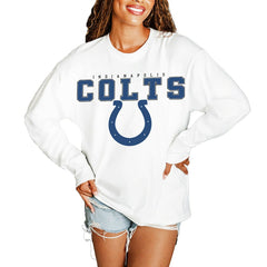 NFL Indianapolis Colts Gameday Couture Women's Big Goals Oversized Long Sleeve T-Shirt