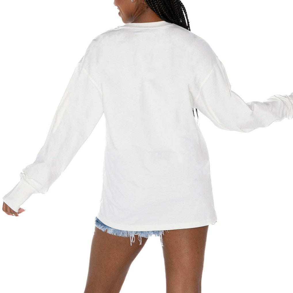NFL New York Jets Gameday Couture Women's Time Out Oversized Long Sleeve T-Shirt