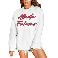 NFL Atlanta Falcons Gameday Couture Women's Classic Comeback Oversized Long Sleeve T-Shirt
