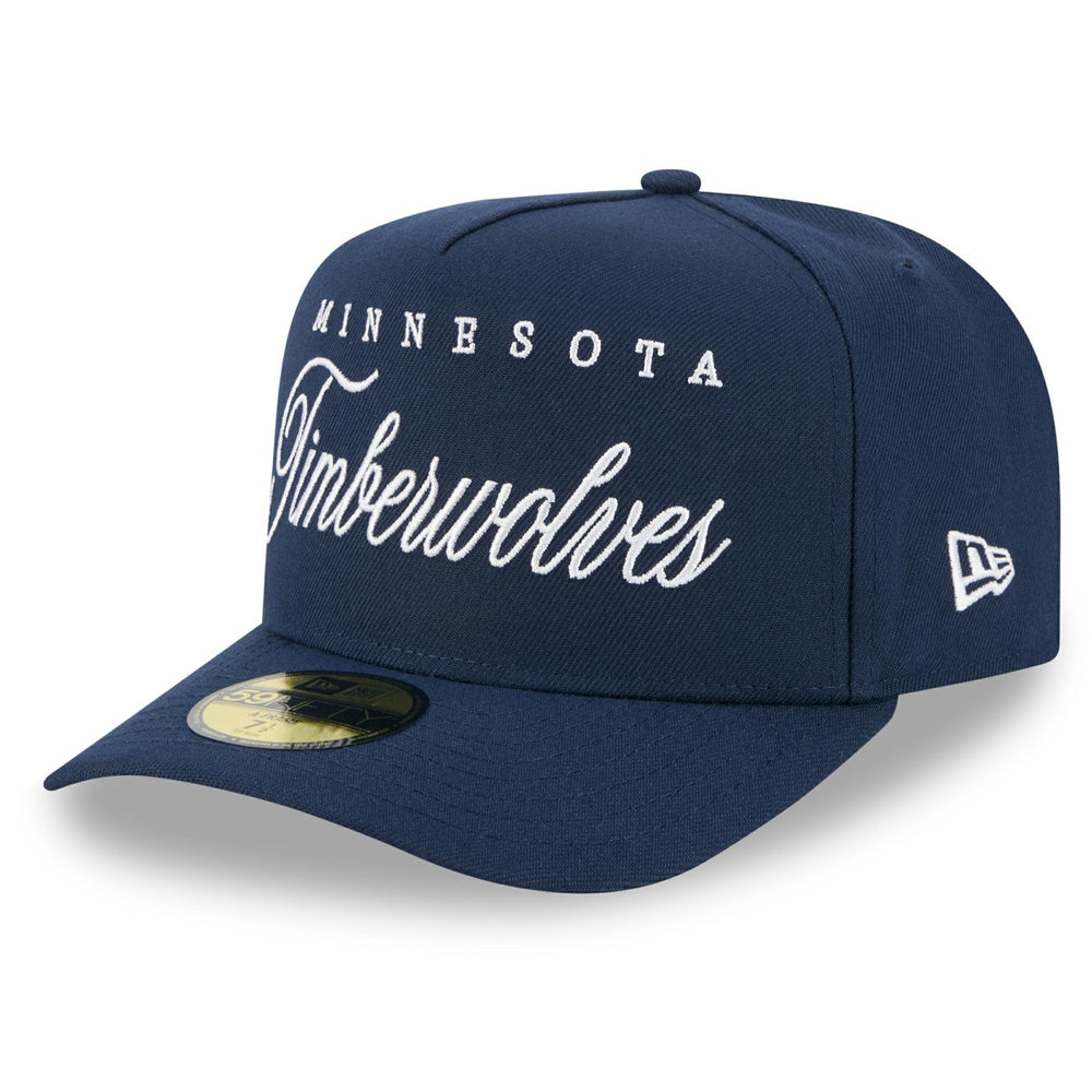 Minnesota Timberwolves 2025 NBA Draft A-Frame 59FIFTY Fitted Hat - Navy | New Era cheap