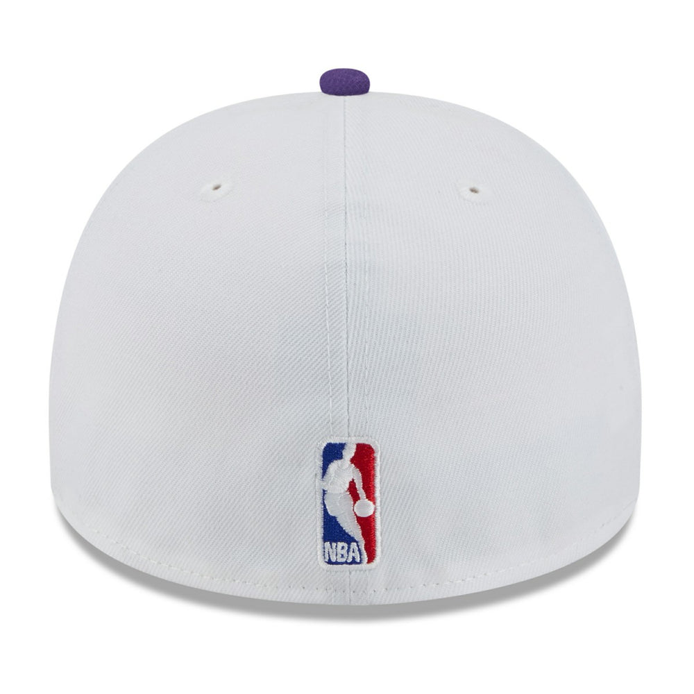 Los Angeles Lakers 2025 NBA Draft A-Frame 59FIFTY Fitted Hat - White/Purple | New Era discount