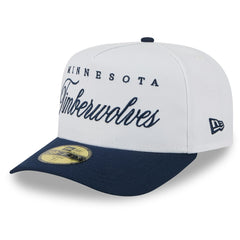 Minnesota Timberwolves 2025 NBA Draft A-Frame 59FIFTY Fitted Hat - White/Navy | New Era for sale