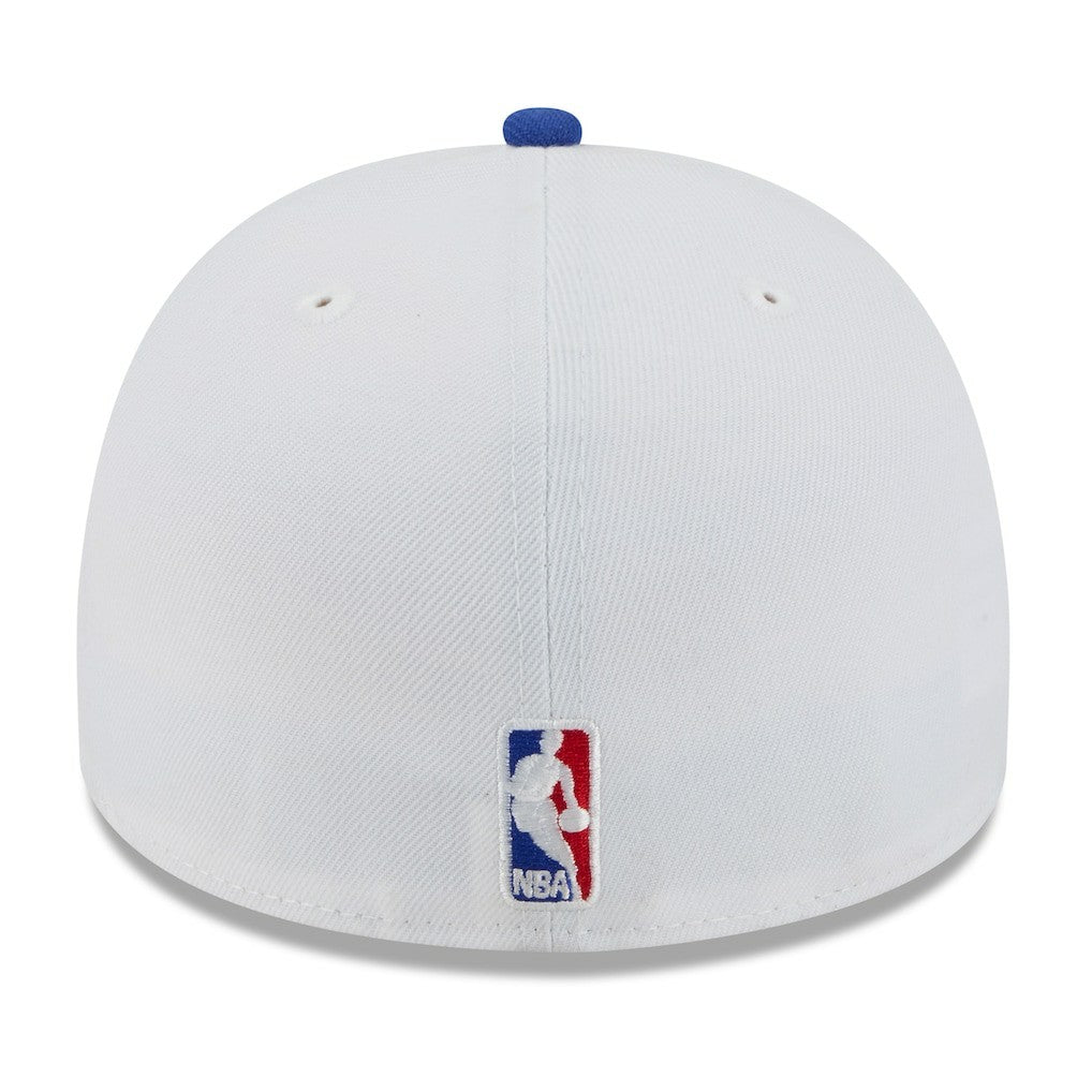 Philadelphia 76ers 2025 NBA Draft A-Frame 59FIFTY Fitted Hat - White/Royal | New Era shop