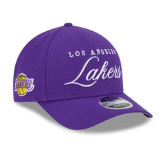 Los Angeles Lakers 2025 NBA Draft M-Crown A-Frame 9FORTY Adjustable Hat - Purple | New Era shop