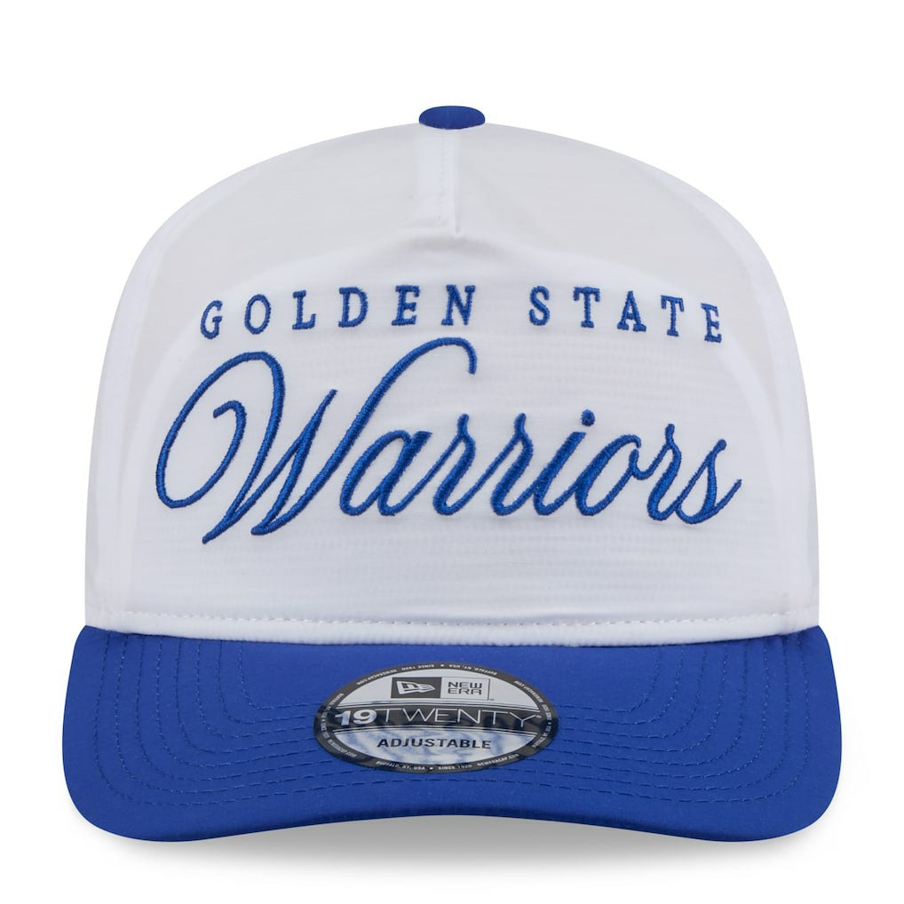 Golden State Warriors 2025 NBA Draft On-Stage Nylon 19TWENTY Adjustable Hat sale - White/Royal | New Era cheap