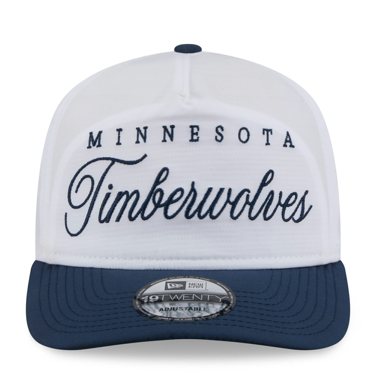 Minnesota Timberwolves 2025 NBA Draft On-Stage Nylon 19TWENTY Adjustable Hat - White/Navy | New Era on sale