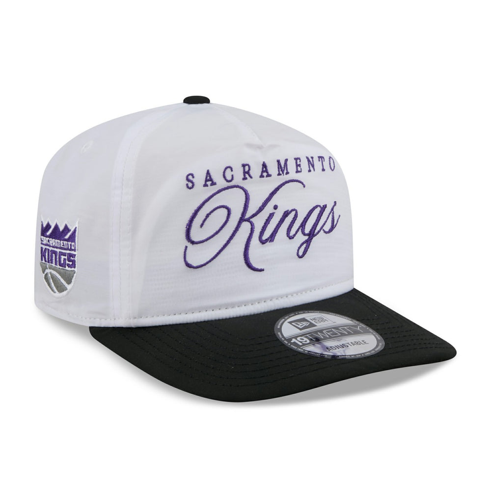 Sacramento Kings 2025 NBA Draft On-Stage Nylon 19TWENTY Adjustable Hat - White/Black | New Era on sale