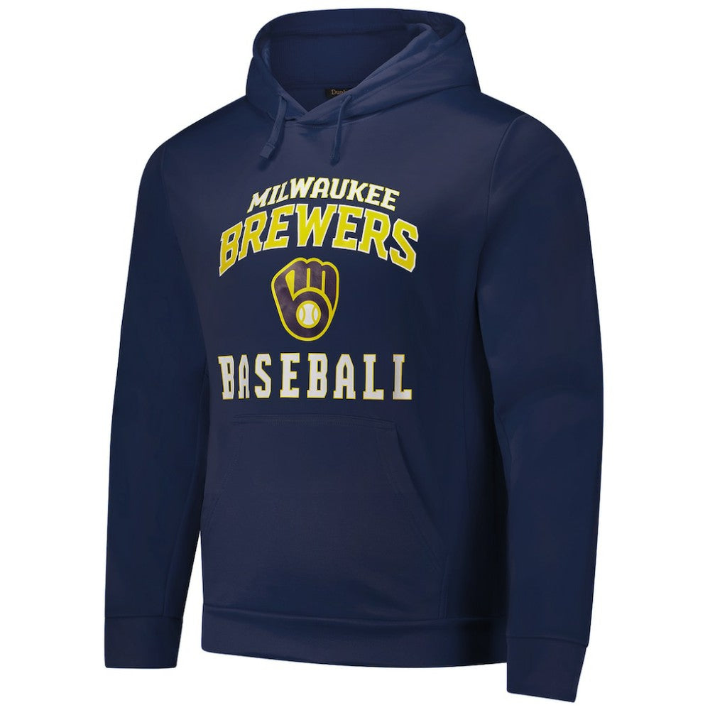 Milwaukee Brewers Dunbrooke Champion Pullover Hoodie - Navy