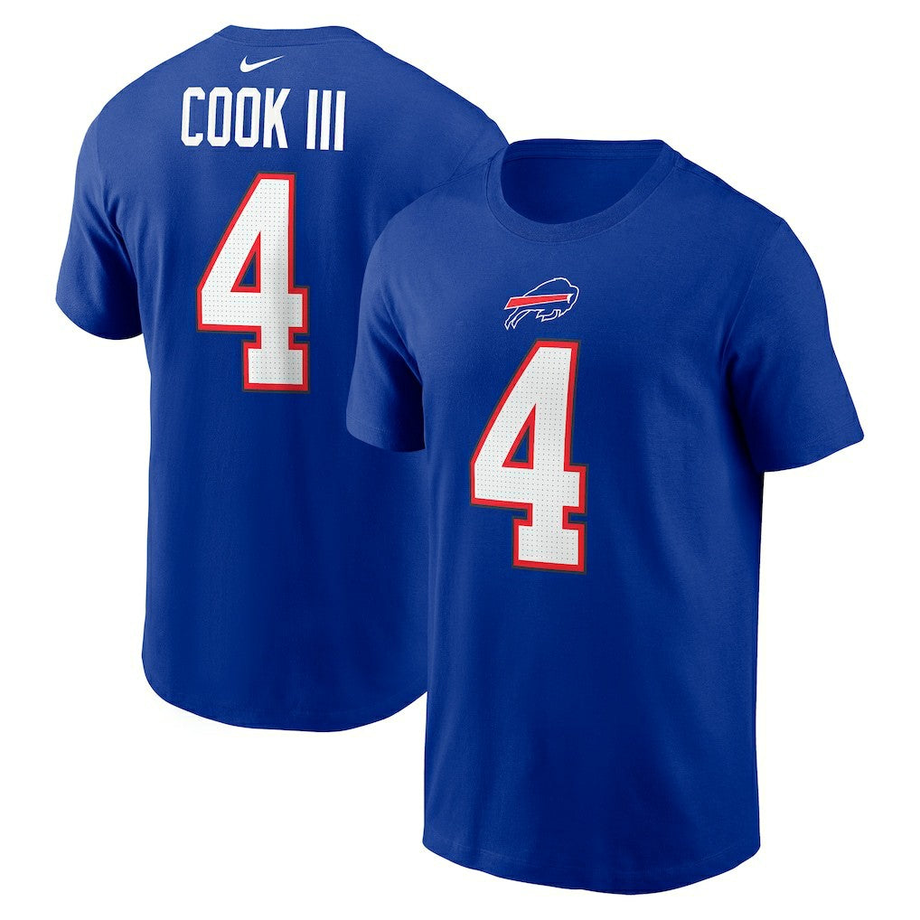 NFL Buffalo Bills James Cook  Name & Number T-Shirt