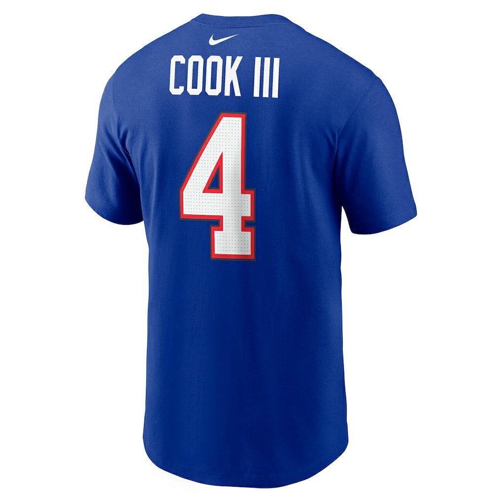 NFL Buffalo Bills James Cook  Name & Number T-Shirt