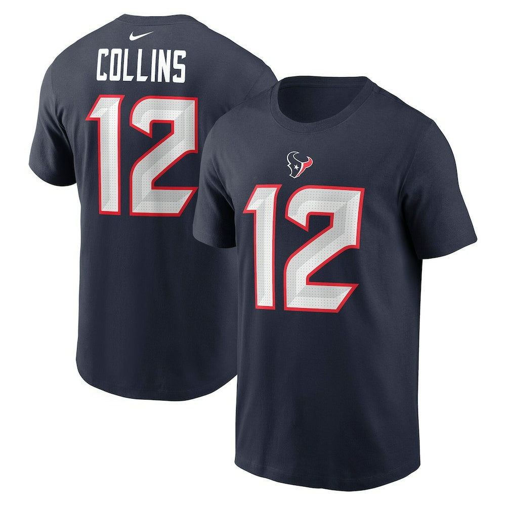 NFL Houston Texans Nico Collins  Name & Number T-Shirt
