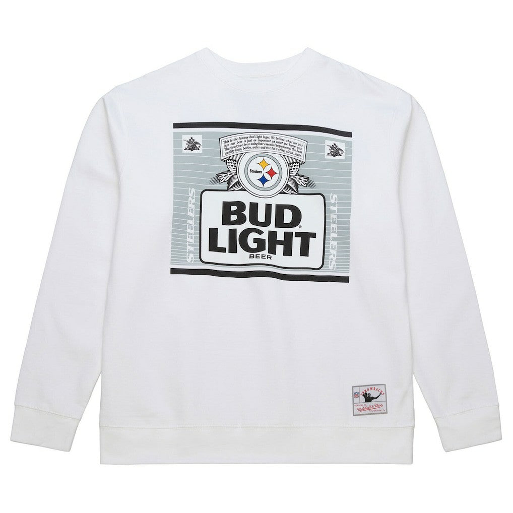 NFL Pittsburgh Steelers x Bud Light The Crest Pullover Sweatshirt