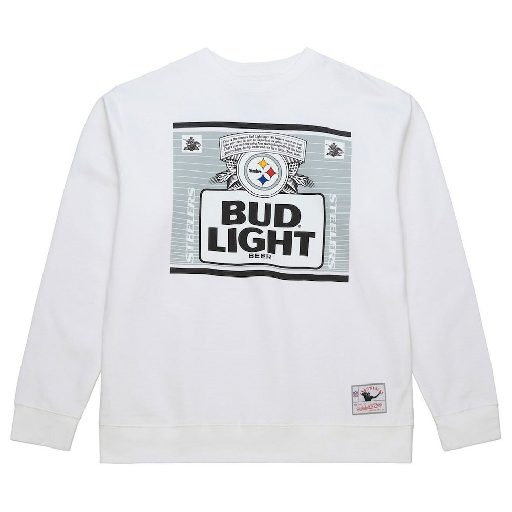 NFL Pittsburgh Steelers x Bud Light The Crest Pullover Sweatshirt