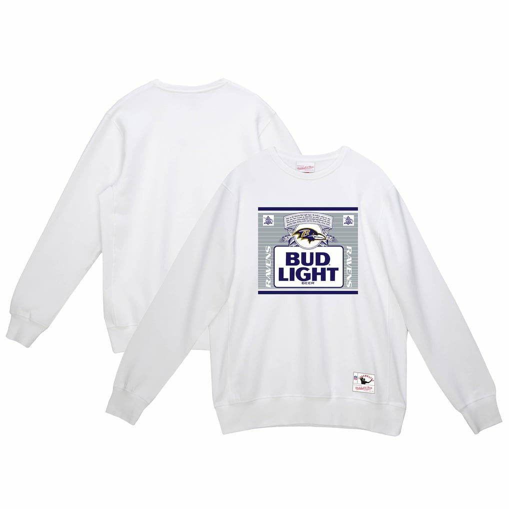 NFL Baltimore Ravens x Bud Light The Crest Pullover Sweatshirt
