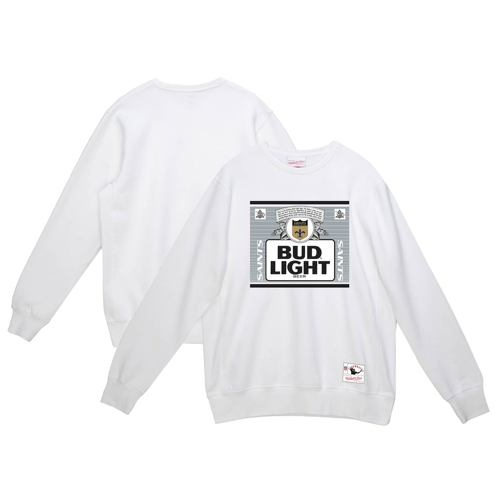 NFL New Orleans Saints x Bud Light The Crest Pullover Sweatshirt