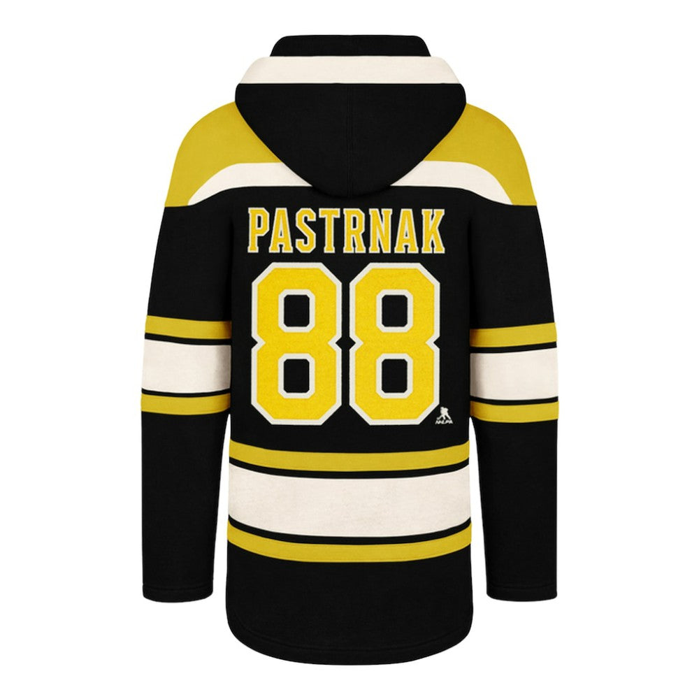 David Pastrnak Boston Bruins '47 Big & Tall Lace-up Pullover Hoodie