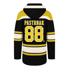 David Pastrnak Boston Bruins '47 Big & Tall Lace-up Pullover Hoodie