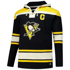 Sidney Crosby Pittsburgh Penguins '47 Big & Tall Lace-up Pullover Hoodie