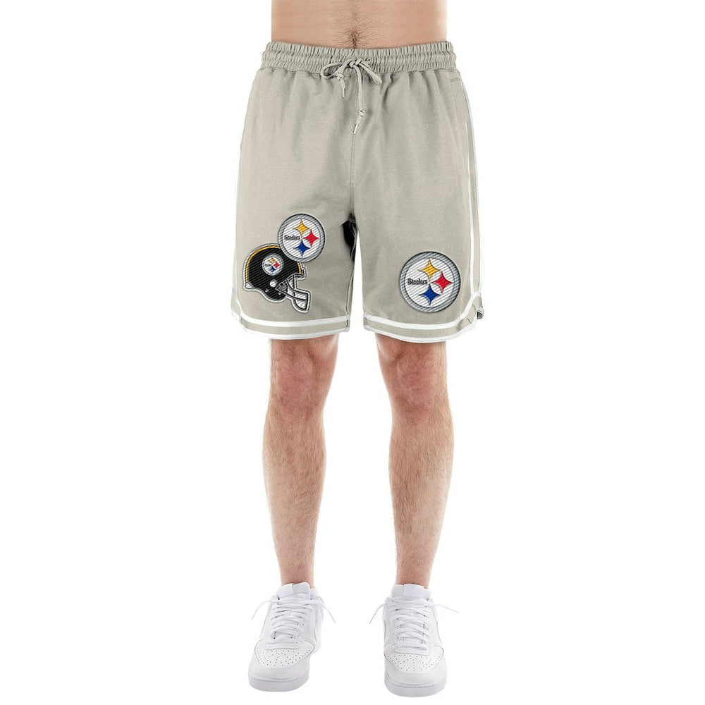 NFL Pittsburgh Steelers Stone Multi Patch Shorts