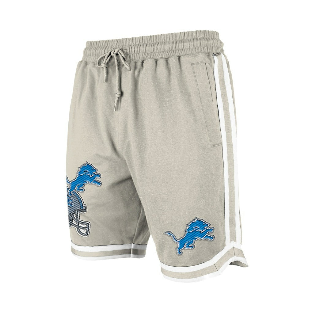 NFL Detroit Lions Stone Multi Patch Shorts