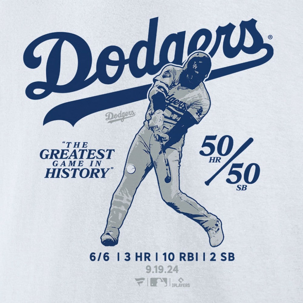 Shohei Ohtani Los Angeles Dodgers 6 for 6 T-Shirt - White