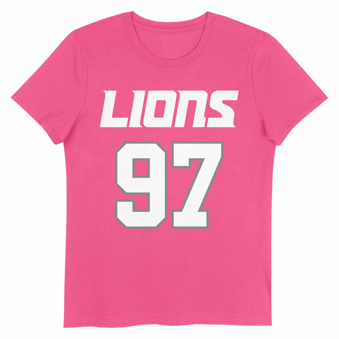 NFL Detroit Lions Aidan Hutchinson  Girls Youth Player Name & Number T-Shirt