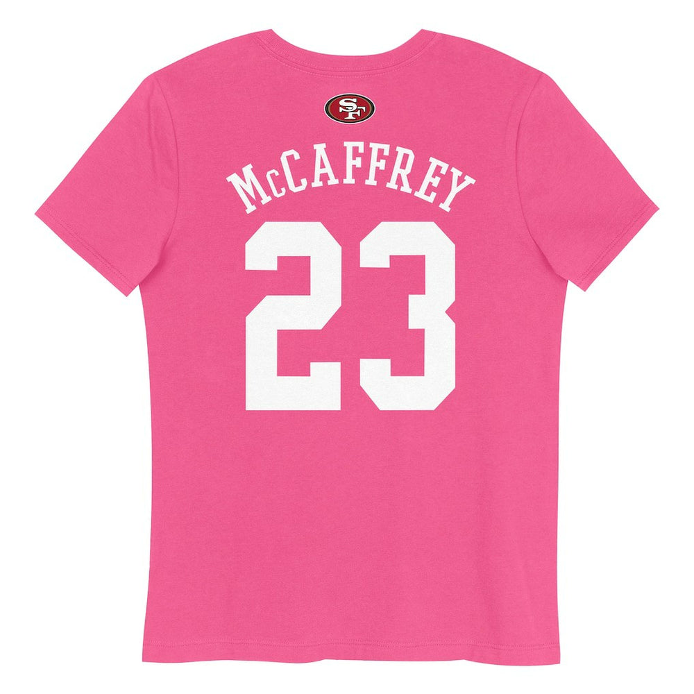 NFL San Francisco 49ers Christian McCaffrey  Girls Youth Player Name & Number T-Shirt